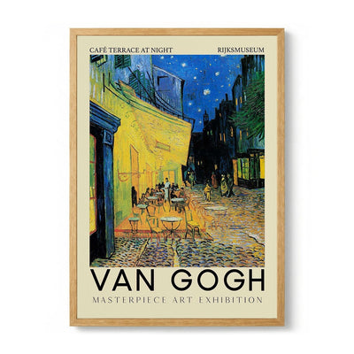 Café Terrace at Night Art Exhibition by Van Gogh