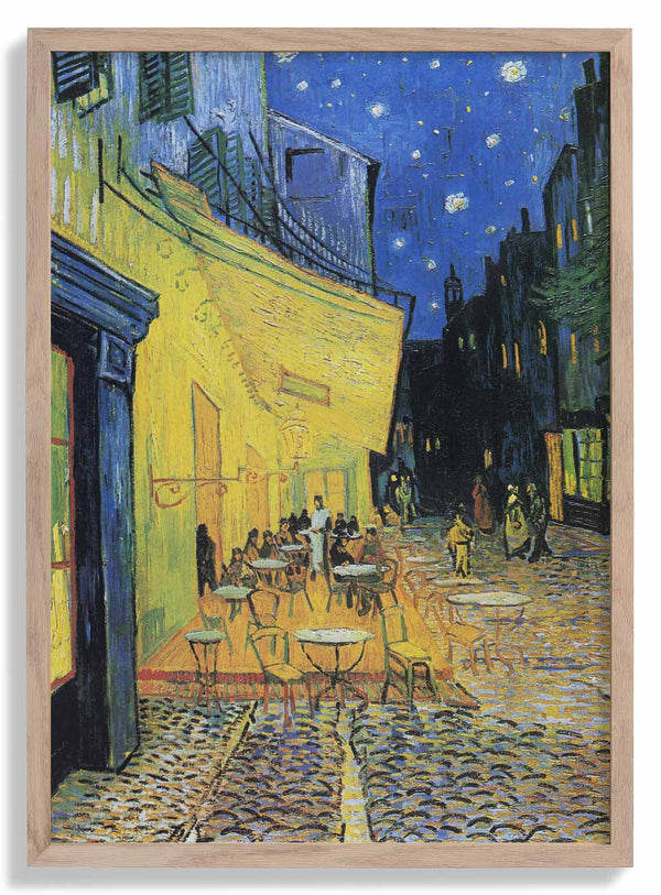 Terrasse de café la nuit par Van Gogh