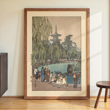 Carp and Tortoises 1940 by Hiroshi Yoshida - Kuriosis Fine Art GmbH