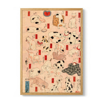 Cats of Tokaido von Kuniyoshi
