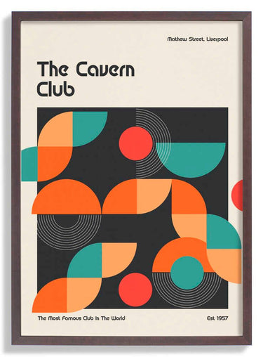 Cavern Club Design Poster by Retrodrome - Kuriosis Fine Art GmbH