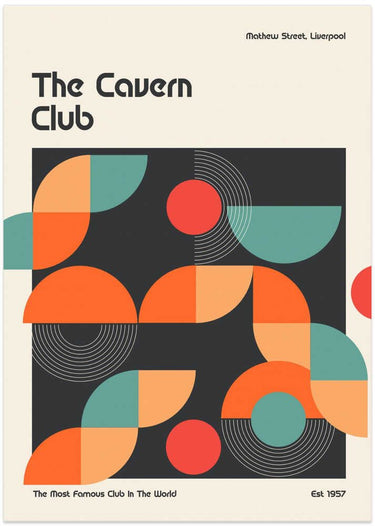 Cavern Club Design Poster by Retrodrome - Kuriosis Fine Art GmbH