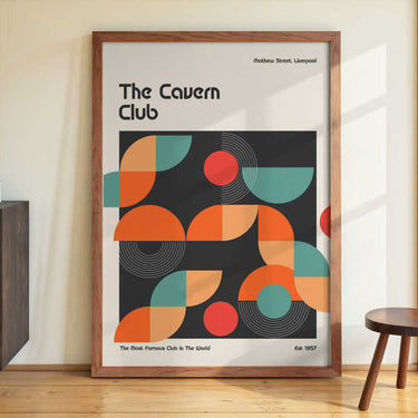 Cavern Club Design Poster by Retrodrome - Kuriosis Fine Art GmbH