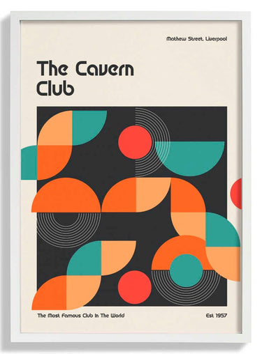 Cavern Club Design Poster by Retrodrome - Kuriosis Fine Art GmbH
