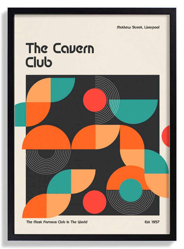 Cavern Club Design Poster by Retrodrome - Kuriosis Fine Art GmbH