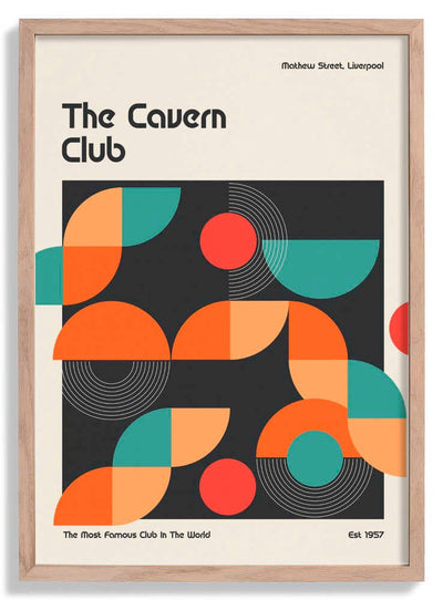 Cavern Club Design Poster door Retrodrome