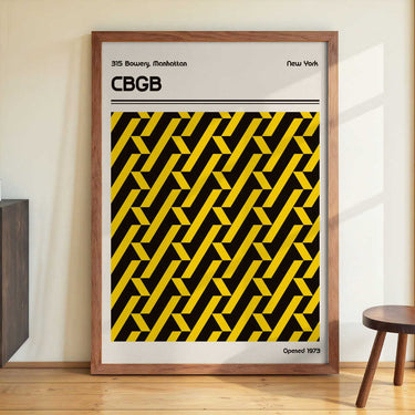 CBGB Venue Poster by Retrodrome - Kuriosis Fine Art GmbH
