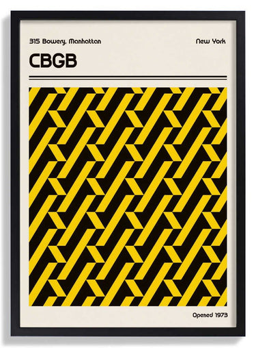 CBGB Venue Poster by Retrodrome - Kuriosis Fine Art GmbH