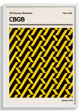CBGB Venue Poster by Retrodrome - Kuriosis Fine Art GmbH