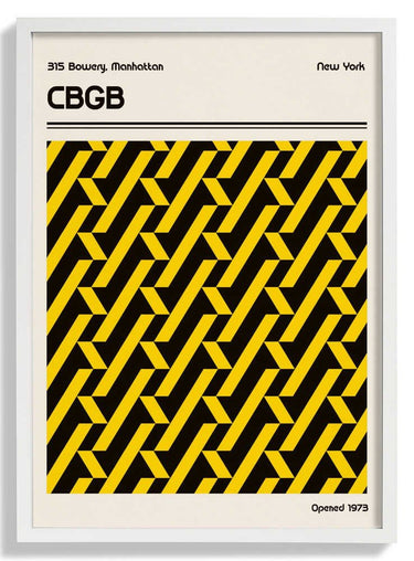 CBGB Venue Poster by Retrodrome - Kuriosis Fine Art GmbH