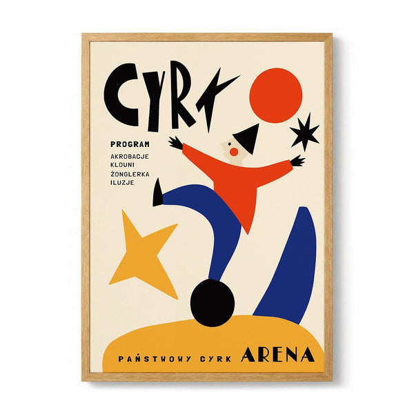 Circus Clown Balancing Act by Patryk Krygowski