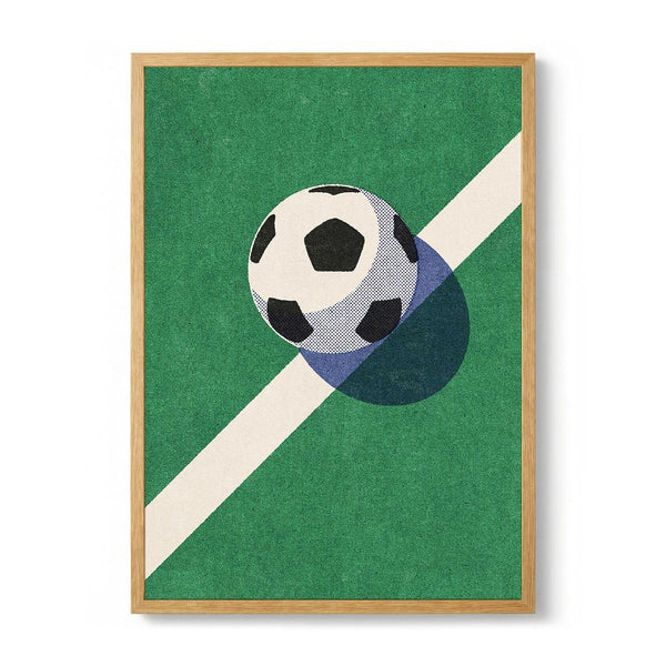 Classic Soccer Field Ball by Daniel Coulmann