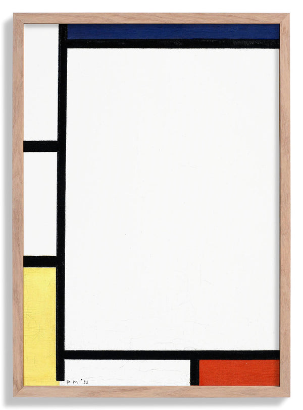 Composition with Blue, Red, Yellow, and Black by Piet Mondrian