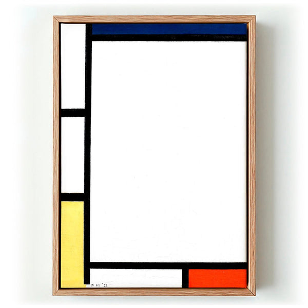 Composition with Blue, Red, Yellow, and Black by Piet Mondrian