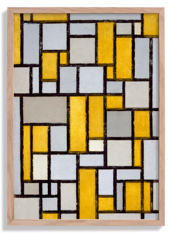 Composition with Grid 1  by Piet Mondrian