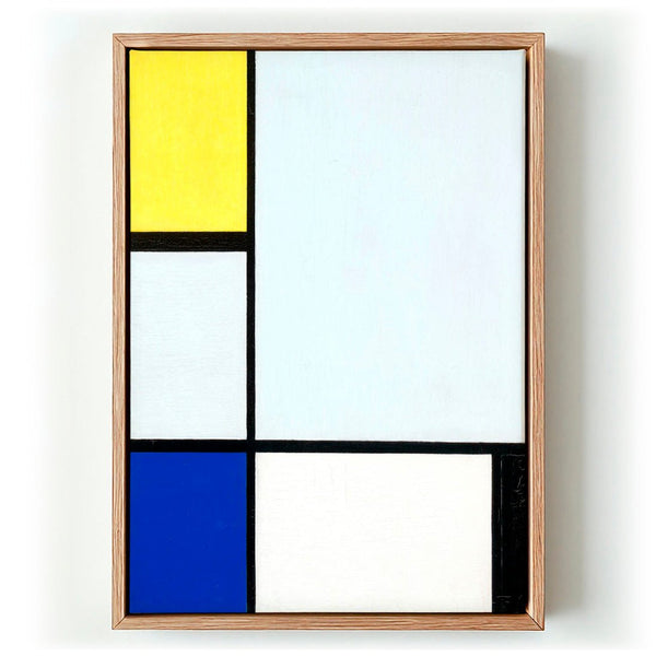 Composition with Yellow, Blue, Black and Light Blue by Piet Mondrian