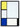 Composition with Yellow, Blue, Black and Light Blue by Piet Mondrian - Kuriosis Fine Art GmbH