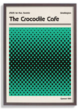 Crocodile Cafe Retro Poster by Retrodrome - Kuriosis Fine Art GmbH