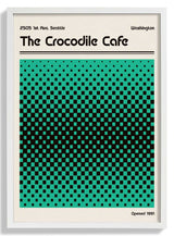Crocodile Cafe Retro Poster by Retrodrome - Kuriosis Fine Art GmbH