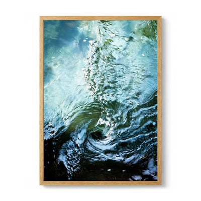 Deep Blue Water Swirl by Angelo Cerantola