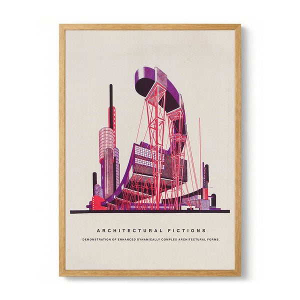 Demonstration of complex architectural forms von Yakov Chernikhov