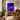 Earth day blue von Sofia Doudine - Leinwandbild von Kuriosis Fine Art