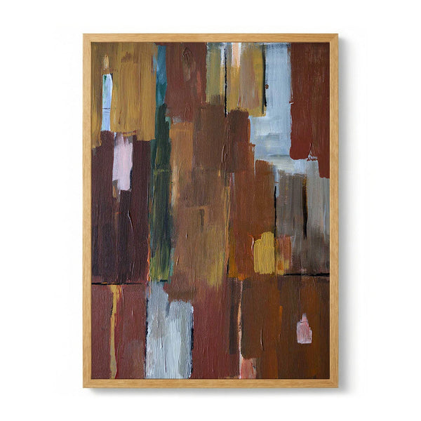 Earthy Color Blocks by kjeld olsen