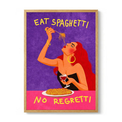 Eat spaghetti no regretti by Raissa Oltmanns