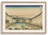 Edo nihonbashi by Katsushika Hokusai - Kuriosis Fine Art GmbH