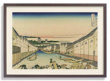Edo nihonbashi by Katsushika Hokusai - Kuriosis Fine Art GmbH