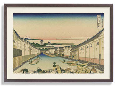 Edo nihonbashi by Katsushika Hokusai - Kuriosis Fine Art GmbH