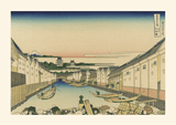 Edo nihonbashi by Katsushika Hokusai - Kuriosis Fine Art GmbH