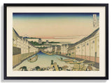 Edo nihonbashi by Katsushika Hokusai - Kuriosis Fine Art GmbH