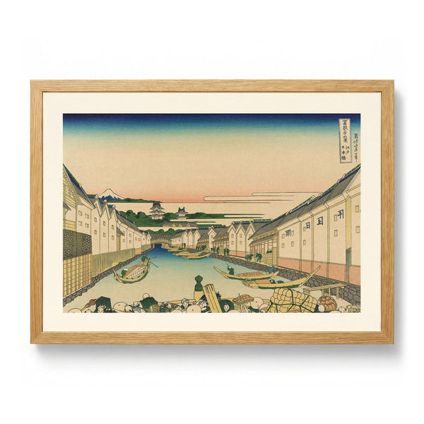 Edo nihonbashi by Katsushika Hokusai