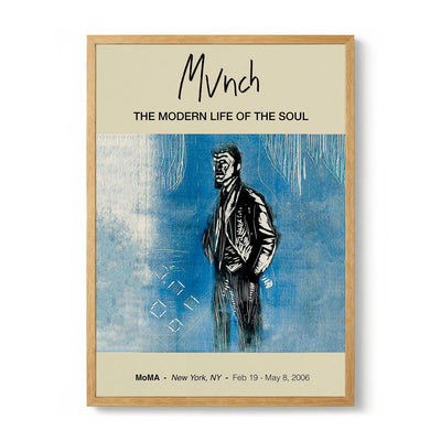 Edvard Munch Self-Portrait in Moonlight