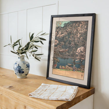 Eight Scenes of Cherry Blossom Arashiyama 1935 by Hiroshi Yoshida - Kuriosis Fine Art GmbH