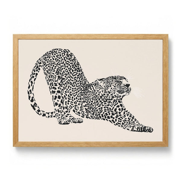 Elegant Leopard Stretch by CATS AND DOTZ