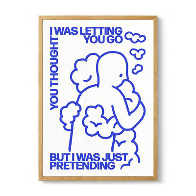 Emotional Pretending Figure di Eric Schwarz – Poster Moderno