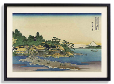 Enoshima in Sagami Province by Katsushika Hokusai - Kuriosis Fine Art GmbH