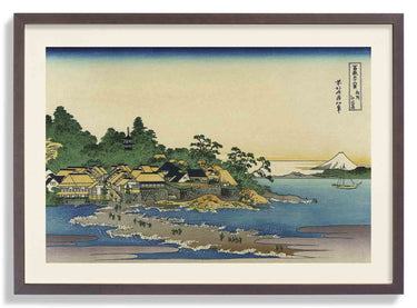 Enoshima in Sagami Province by Katsushika Hokusai - Kuriosis Fine Art GmbH