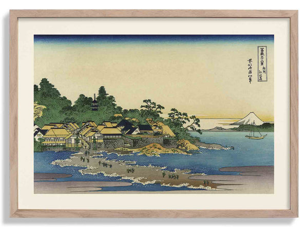 Enoshima in Sagami Province by Katsushika Hokusai