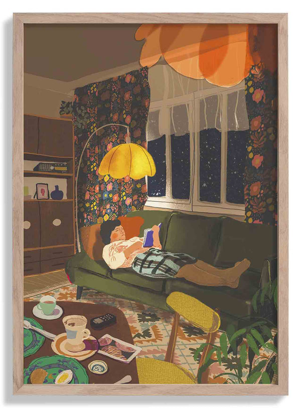 Evening reader By Gigi Rosado