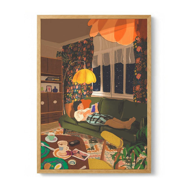 Evening reader By Gigi Rosado