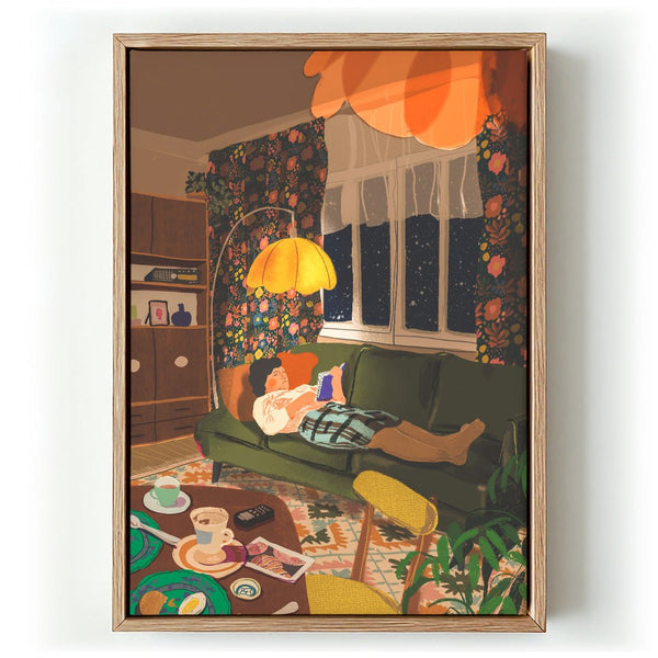Evening reader By Gigi Rosado