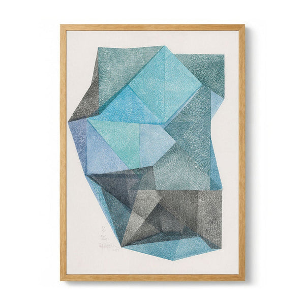 Faceted Blue Green Geometry de Paulina