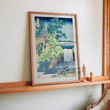 Falls of Aoigaoka in the Eastern Capital by Katsushika Hokusai - Kuriosis Fine Art GmbH