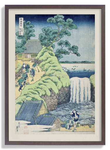 Falls of Aoigaoka in the Eastern Capital by Katsushika Hokusai - Kuriosis Fine Art GmbH