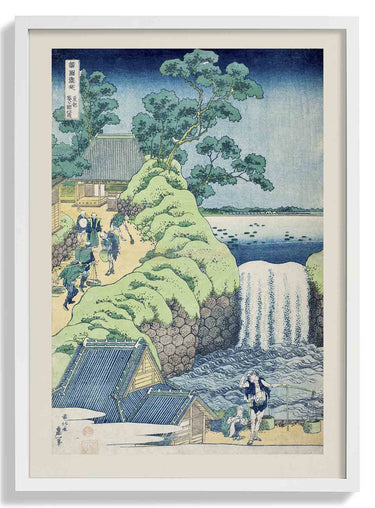 Falls of Aoigaoka in the Eastern Capital by Katsushika Hokusai - Kuriosis Fine Art GmbH
