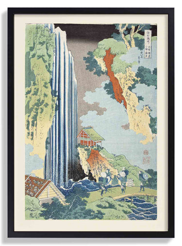 Falls of Ono on the Kisokaidō by Katsushika Hokusai - Kuriosis Fine Art GmbH