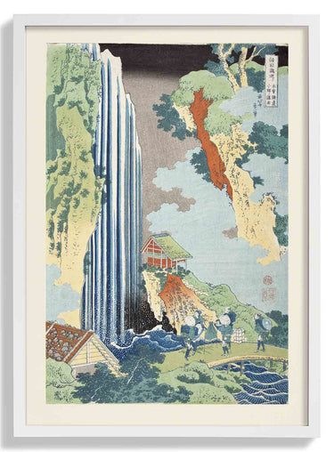 Falls of Ono on the Kisokaidō by Katsushika Hokusai - Kuriosis Fine Art GmbH